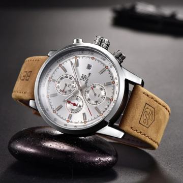 Muški sat sa kožnim remenom