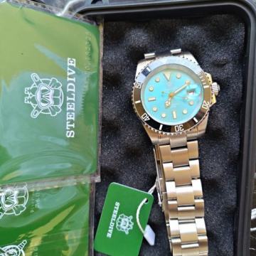 Steeldive SD1953 Sub Men Dive Watch V2 Madison Blue