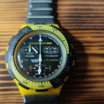 Sportski sat - SWATCH Aqua Chrono BANANARASP