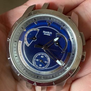 Swatch Irony Retrograde plavi