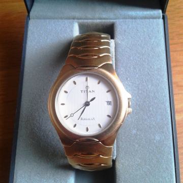 Titan Regalia muški sat nov pozlata