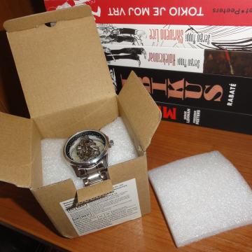 Trendi modni muški kostur kvarcni ručni sat