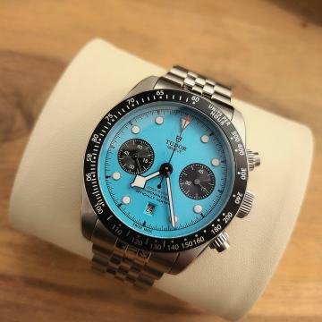 Tudor Black Bay Chrono(flamingo blue)