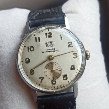 UMF Ruhla, 15 rubina Vintage navijač rijedak sat