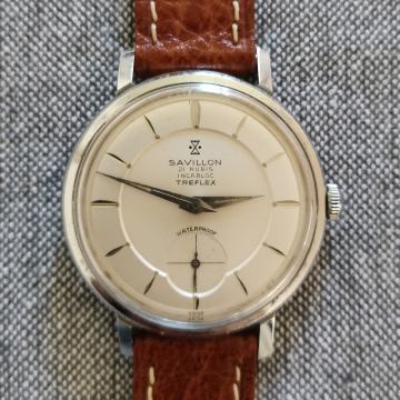 VINTAGE SAT "SAVILLON" /ENICAR brend/ 21 jewels TREFLEX-SWISS-TOP STAN