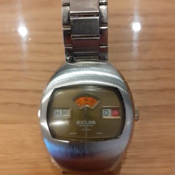 Vintage Sicura Breitling Jump Hour