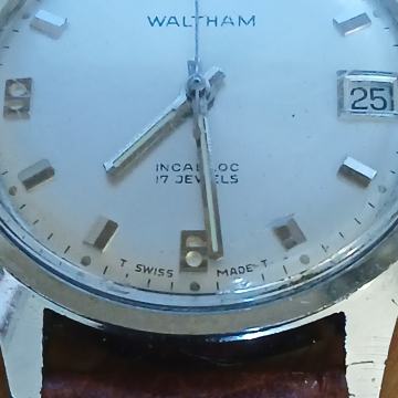 Waltham 17 jewels incablock vintage muski sat