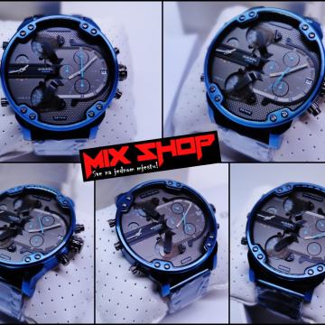 XXXL DIESEL DZ7214 PLAVI MR BIG DADDY TOP MUŠKI SAT *KAO NOV*GARANCIJA