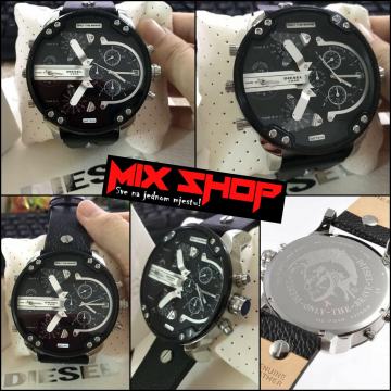 XXXL DIESEL DZ7313 CRNI MR BIG DADDY TOP MUŠKI SAT KAO NOV*GARANCIJA