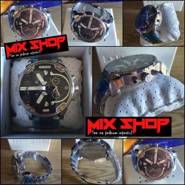 XXXL DIESEL DZ7349 SILVER MR BIG DADDY TOP MUŠKI SAT *NOVO*GARANCIJA*