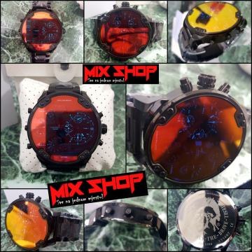 XXXL DIESEL DZ7395 CRNI MR BIG DADDY TOP MUŠKI SAT *NOVO*GARANCIJA*