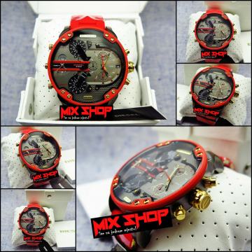 XXXL DIESEL DZ7430 CRVENI MR BIG DADDY TOP MUŠKI SAT *NOVO*GARANCIJA*