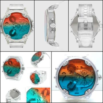 XXXL DIESEL DZ7427 PROZIRNI MR BIG DADDY MUŠKI SAT *NOVO*GARANCIJA*