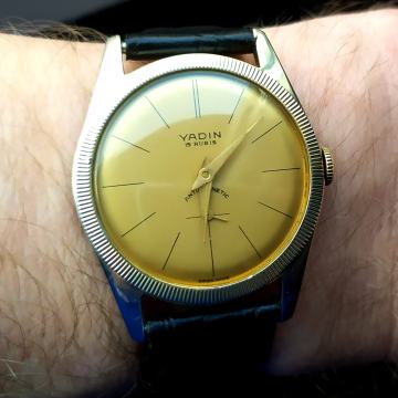 YADIN švicarski sat na navijanje, 15 rubina
