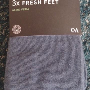 3x FRESH FEET ALOE VERA 43-46 >70% BIO COTTON OEKO-TEX ® STANDARD