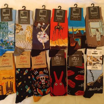 Art Sox Carape Poklon Muske Unisex Nove Razne Velicine Dali Monet