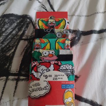 čarape tanke 5 PAIRS 43-46 tHe SIMPSONS  20th Television OEKO-TEX