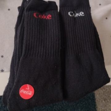neraspakiran komplet Coke ENJOY Coca-Cola 8 debljih većih crnih čarapa
