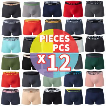 Paket od 12 muških bokserica od ledenih vlakana | Visoko rastezljive