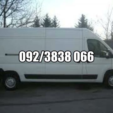 Najpovoljniji najam teretnog kombija sa vozačem  092/3838 066