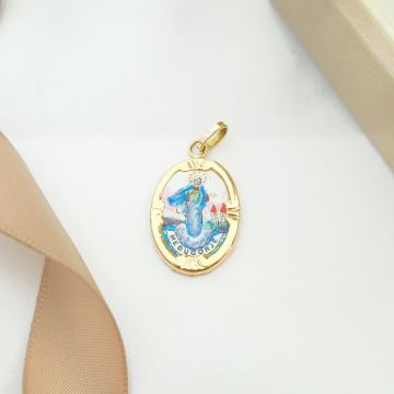 14K ZLATNI PRIVJESAK SA EMAJLOM 1,50G***24RATE***R1***