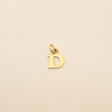 14K ZLATNI PRIVJESAK SLOVO D 0,40G***24RATE***R1***