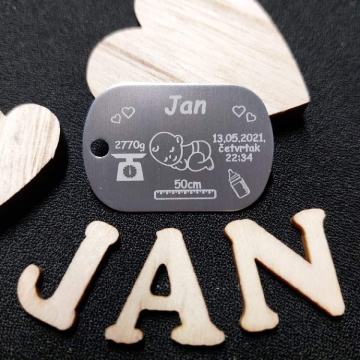 Aluminijski privjesak za ključeve