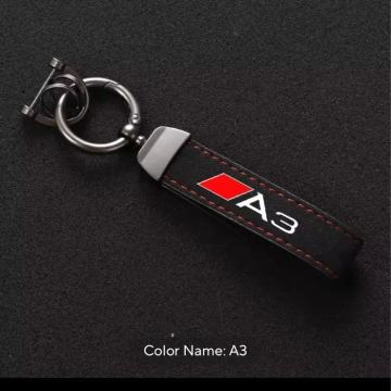 AUDI-A3-KOŽNI PRIVJESAK SA RINGOM-VRHUNSKI