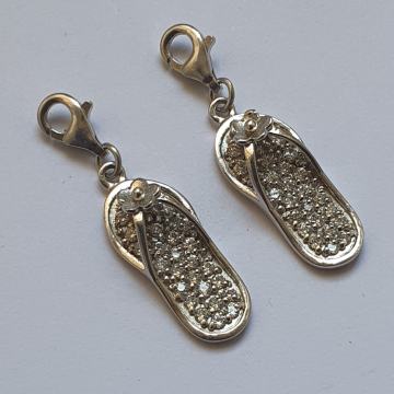 CHARM PRIVJESCI JAPANKE 2 kom Srebro 925