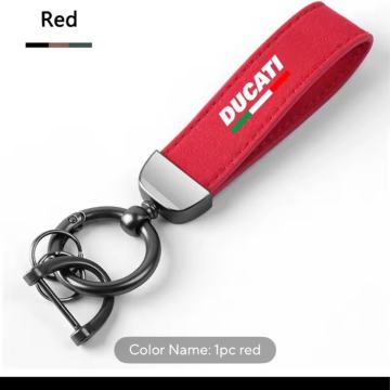DUCATI-Privjesak za ključeve od antilopa s logotipom motocikla i autom
