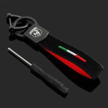 FIAT - BRUŠENA KOŽA PRIVJESAK ZA KLJUČ