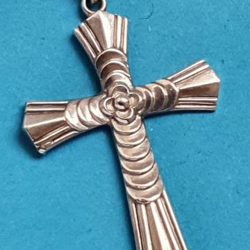 KRIŽ SREBRO,  ART DECO -1930.god.