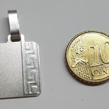 PLOČICA ZA LANČIĆ KADENU OGRLICU SREBRO 925