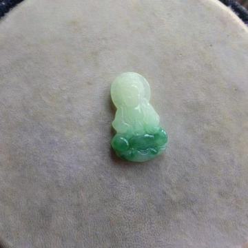 Lot: privjesak Buda od žada + feng shui kineski novčić + školjka