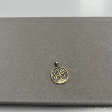 Zlatni privjesak Drvo Života 14KT 1.24g, R1 račun
