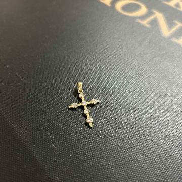 Privjesak križ sa cirkonima 2 gr ( 585 )