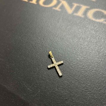 Privjesak križ sa cirkonima 3,04 gr ( 585 )