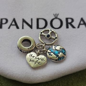 Privjesak Pandora srebro auto putovanje