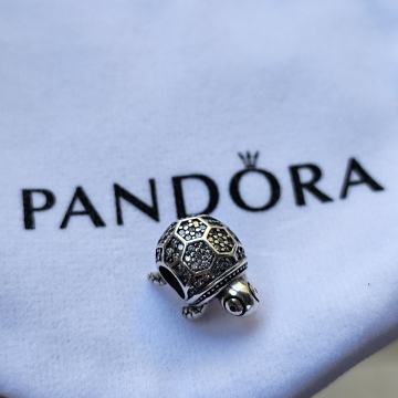 Privjesak Pandora srebro kornjača