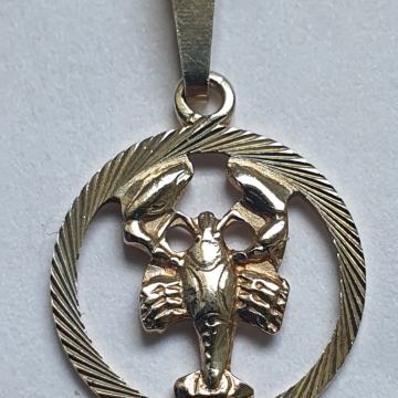 Privjesak ŠKORPIJON horoskopski znak 2 kom. VTG