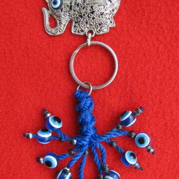 PRIVJESAK Slonić - metal, sa plavim okicama. SAND-2