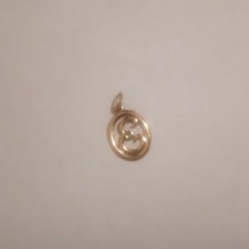 Privjesak zlatni slovo "E" (zlato ~14K)