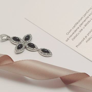 SREBRNI KRIŽ 3.02G .925 ***DO 24 RATE*** R1!