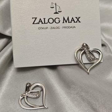 SREBRNI PRIVJESAK .925 / R1, RATE!