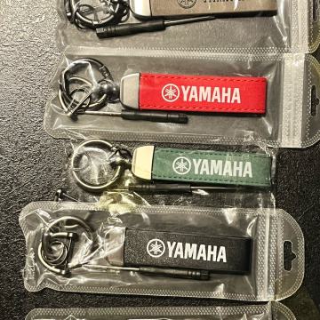 YAMAHA- Kožni metalni privjesak za ključeve od motocikla, privjes