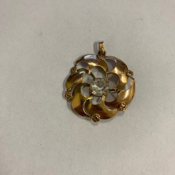 Zlatni antikni privjesak 14 karatno zlato- ručni rad