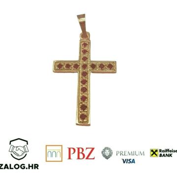ZLATNI KRIŽ 14K  2,10G ***DO 24 RATE***