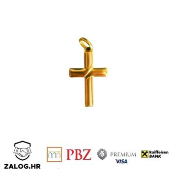 ZLATNI KRIŽ 14K .585 1,29G  ***DO 24 RATE*** R1! NOVO!