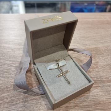 ZLATNI KRIŽ .585 14K 0,78G *DO 24 RATE* POVOLJNO! ! R1!