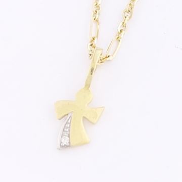 ZLATNI PRIVJESAK ANĐEO 14K (585) 0,68 grama NOVO • GOLD SHOP •